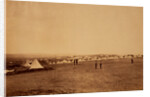 Looking towards St. George's Monastery, tents of the 4th Division in the foreground, Crimean War by Roger Fenton