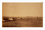 Looking towards St. George's Monastery, tents of the 4th Division in the foreground, Crimean War by Roger Fenton