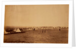 Looking towards St. George's Monastery, tents of the 4th Division in the foreground, Crimean War by Roger Fenton