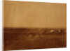 French left attack, Kamiesch in the distance - tents of Sir John Campbell in the foreground, Crimean War by Roger Fenton