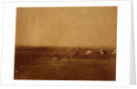 French left attack, Kamiesch in the distance - tents of Sir John Campbell in the foreground, Crimean War by Roger Fenton