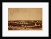 The cemetery Cathcart's Hill - the Picquet House, Victoria Redoubt and the Redoubt des Anglais in the distance, Crimean War by Roger Fenton