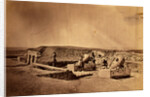 Mortar batteries in front of Picquet house Light Division, Crimean War by Roger Fenton