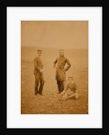 Major Daniels & officers, Crimean War by Roger Fenton