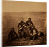 Mr. Thompson of the Commissariat & attendants of Ismail Pacha, Crimean War by Roger Fenton