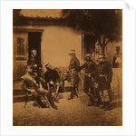 Major General Estcourt, Adj.-Gen. Major De Morel, Captain Thompson, Lieutenant-Colonel Blane, Major Kirkland, Lieutenant-Colonel the Honourable W.L. Pakenham, officers of his staff by Roger Fenton
