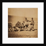 Group of the 47th Regiment, winter dress, ready for the trenches, Crimean War by Roger Fenton