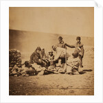 Group of the 47th Regiment, winter dress, ready for the trenches, Crimean War by Roger Fenton