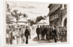 The Royal Visit To India: The Prince Of Wales At Goa: Arrival At The Governor's Palace by Anonymous