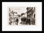 The Royal Visit To India: The Prince Of Wales At Goa: Arrival At The Governor's Palace by Anonymous