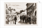 The Royal Visit To India: The Prince Of Wales At Goa: Arrival At The Governor's Palace by Anonymous