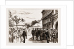 The Royal Visit To India: The Prince Of Wales At Goa: Arrival At The Governor's Palace by Anonymous