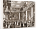 The Prince Of Wales In India: Madras, The Levee In The Banqueting Hall by Anonymous