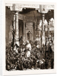 The Prince Of Wales Visiting The Monkey Temple, Benares by Anonymous