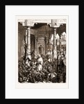 The Prince Of Wales Visiting The Monkey Temple, Benares by Anonymous