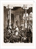 The Prince Of Wales Visiting The Monkey Temple, Benares by Anonymous