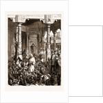 The Prince Of Wales Visiting The Monkey Temple, Benares by Anonymous