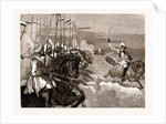 Grand Review Before The Prince Of Wales At Delhi, India: Charge Of Native Cavalry by Anonymous