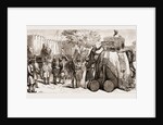 The Prince Of Wales In India: The Prince Mounting His Elephant At Jeypore, 1876 by Anonymous