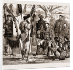 The Late Captain J. Butler (since Assassinated By The Nagas) Receiving A Deputation Of Native Chiefs, 1876 by Anonymous