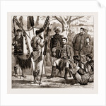 The Late Captain J. Butler (since Assassinated By The Nagas) Receiving A Deputation Of Native Chiefs, 1876 by Anonymous