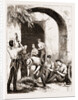 The Prince Of Wales At Gibraltar, 1876: Soldiers Vaking Decorations In The Old Sally-port Of The Fortress by Anonymous