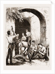 The Prince Of Wales At Gibraltar, 1876: Soldiers Vaking Decorations In The Old Sally-port Of The Fortress by Anonymous