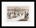 The Game Of lacrosse, Mêlée Between Canadians And Iroquois Indians At Belfast by Anonymous