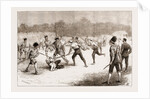 The Game Of lacrosse, Mêlée Between Canadians And Iroquois Indians At Belfast by Anonymous