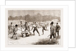 The Game Of lacrosse, Mêlée Between Canadians And Iroquois Indians At Belfast by Anonymous