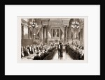 The American Centennial Exhibition, 1876: Banquet Given By The British Ambassador by Anonymous