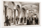 The American Centennial Exhibition: Hotel Life At Philadelphia: The Corridor After Dinner, US by Anonymous