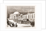The Eastern Question: Funeral Procession Of The Late Sultan Entering The Mausoleum Of Sultan Mahmoud Il by Anonymous