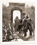 Entry Of The Prince Of Wales Into Jammu With The Maharajah Of Kashmir, India by Anonymous