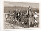 Ferry At Kantara, On The Suez Canal by Anonymous