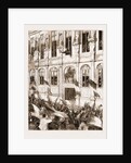 M. Gambetta Proclaiming The Deposition Of Napoleon III. And The Establishment Of The Republic From The Hotel De Ville, Paris by Anonymous