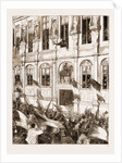 M. Gambetta Proclaiming The Deposition Of Napoleon III. And The Establishment Of The Republic From The Hotel De Ville, Paris by Anonymous