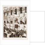 M. Gambetta Proclaiming The Deposition Of Napoleon III. And The Establishment Of The Republic From The Hotel De Ville, Paris by Anonymous