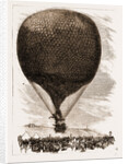 M. Gambetta Leaving Paris For The Provinces In A Balloon, Oct. 8 by Anonymous