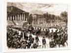 The Late Leon Gambetta: The Funeral Procession Leaving The Chamber Of Deputies, 1883 by Anonymous