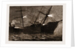 The Fatal Collision At The Mouth Of The Mersey Between The Inman Mail Steamer city Of Brussels And The Hall Line Steamer kirby Hall, 1883 by Anonymous