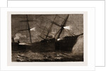 The Fatal Collision At The Mouth Of The Mersey Between The Inman Mail Steamer city Of Brussels And The Hall Line Steamer kirby Hall, 1883 by Anonymous
