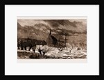 The Disastrous Floods In Austria-hungary: A Flooded Churchyard At Raab, Austria by Anonymous