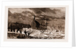 The Disastrous Floods In Austria-hungary: A Flooded Churchyard At Raab, Austria by Anonymous