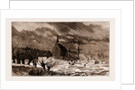 The Disastrous Floods In Austria-hungary: A Flooded Churchyard At Raab, Austria by Anonymous