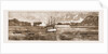 The Golden Gate, San Francisco: H.M.S. Comus Leaving The Harbour Accompanied By General Mcdowell: The Fort Saluting by Anonymous