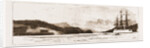 H.M.S. Comus At Burrard Inlet, The Present Terminus Of The Canadian Pacific Railway by Anonymous