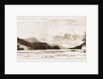 H.M.S. Comus At Burrard Inlet, The Present Terminus Of The Canadian Pacific Railway by Anonymous