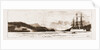 H.M.S. Comus At Burrard Inlet, The Present Terminus Of The Canadian Pacific Railway by Anonymous