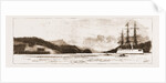 H.M.S. Comus At Burrard Inlet, The Present Terminus Of The Canadian Pacific Railway by Anonymous
